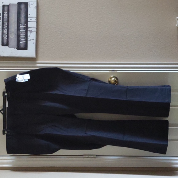 Lane Bryant Black Chino Boot cut pants plus - Picture 2 of 4